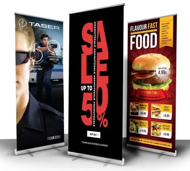 High‑quality banner print mockup