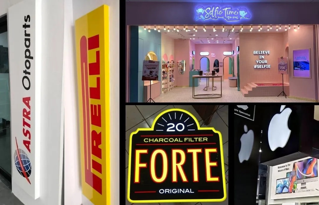 High‑quality custom neon box